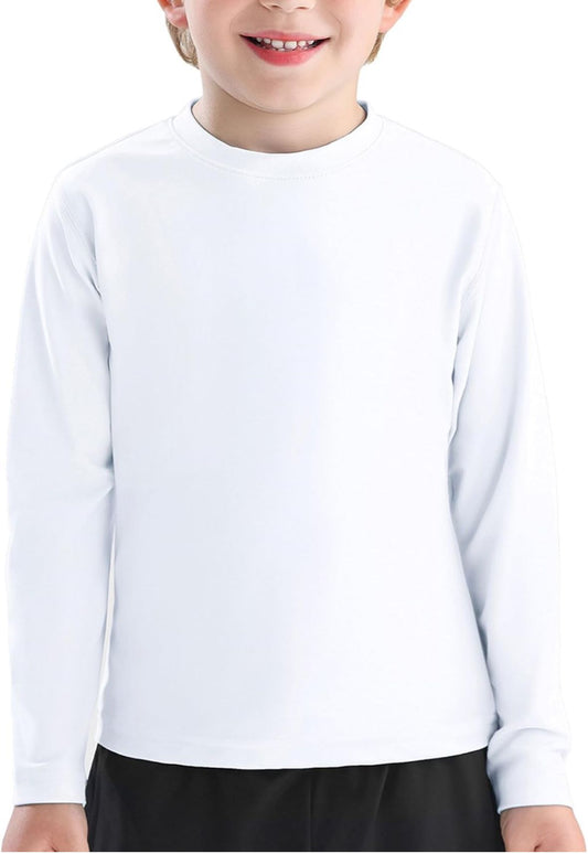 American Trends Kids Rash Guard: UPF 50+ Sun Protection Rashguard for Outdoor Athletic - Long Sleeve Sun Shirts 2-9T