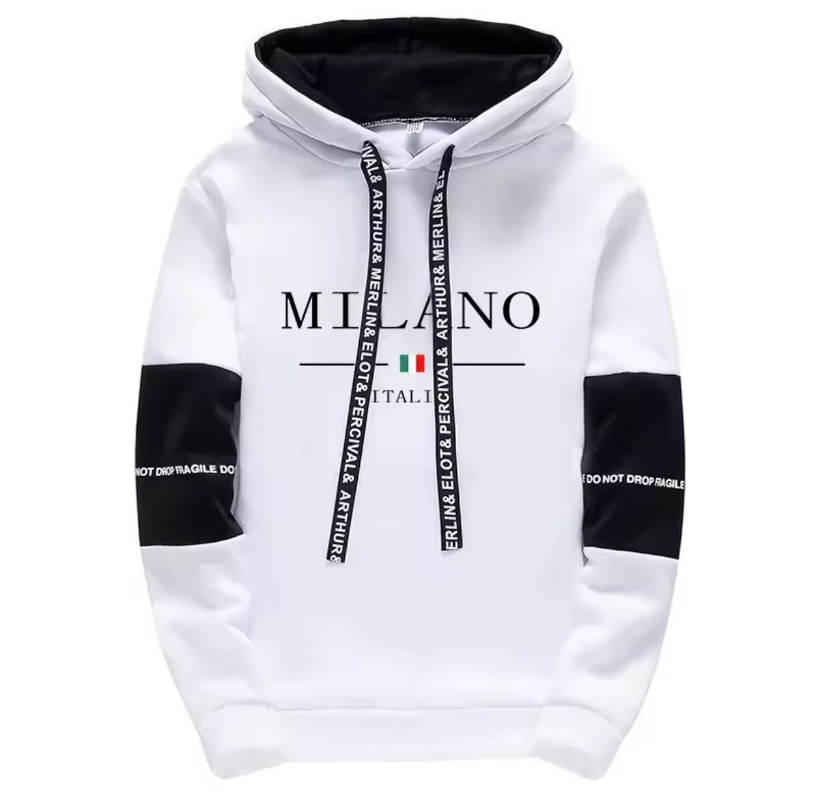 New fashion men's sportswear hoodies jogging pants men's daily casual sports suit Italy Milan printed hoodies